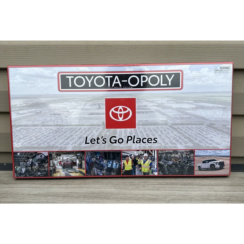 Toyota-Opoly 2025 Special Edition Toyota Monopoly Board Game New Sealed